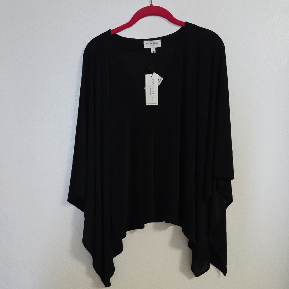 Ripley Rader Slinky Caftan Black Top Size 1 / XS NEW Sold Out Online